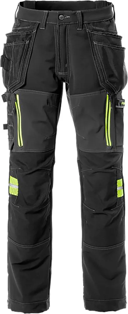 Fristads 2566 STP Arbetsbyxa svart C44