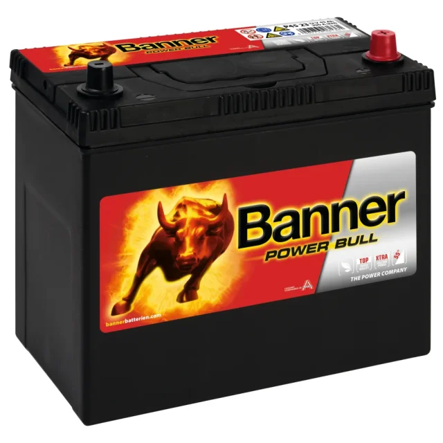 Banner Power Bull P4523M Startbatteri 12V, 45 Ah
