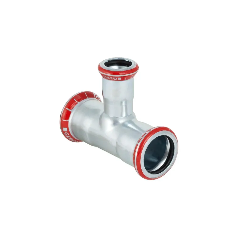 Geberit Mapress 21216 T-rör 42 x 15 mm, elförzinkad
