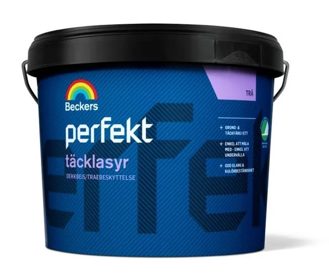 Beckers Perfekt Täcklasyr halvblank Svart - Bild 2