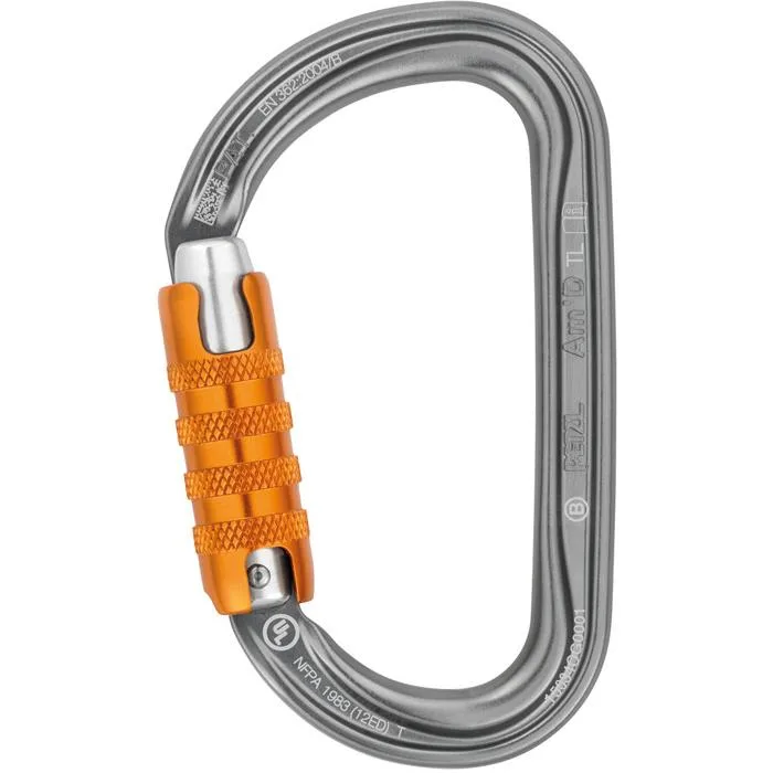 Petzl Am´D Triact autolock Karbin Blank/Orange