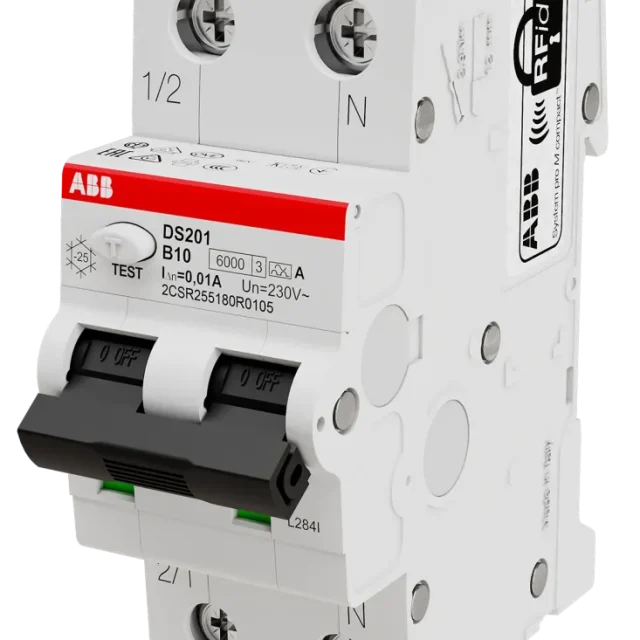ABB 2CSR255180R2324 Personskyddsautomat 6kA, C-karakteristik, typ A DS201 C32 A100