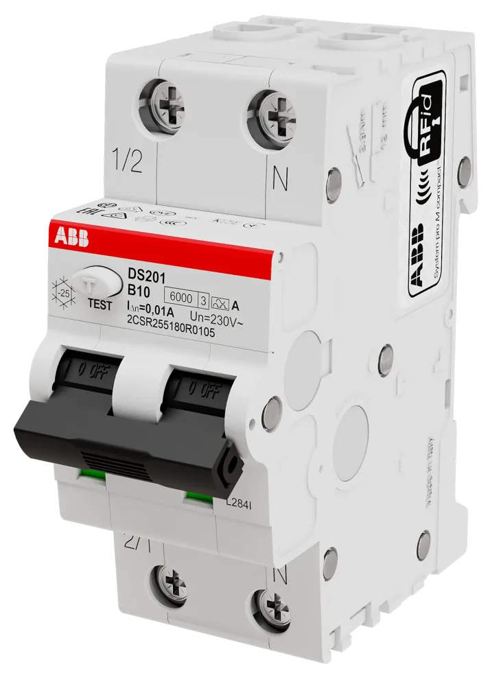 ABB 2CSR255180R2324 Personskyddsautomat 6kA, C-karakteristik, typ A DS201 C32 A100