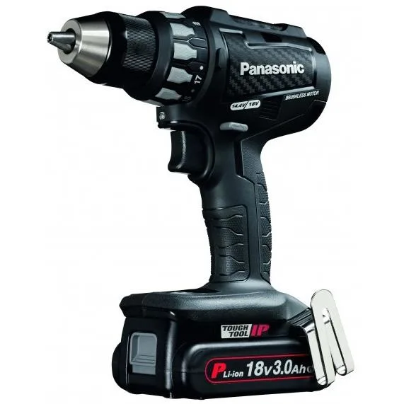 Panasonic EY74A2PN2G32 Skruvdragare med 2 st 3,0 Ah batterier och laddare