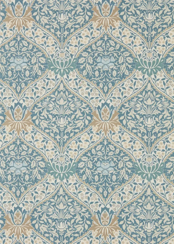 Morris & Co - Norbury Woad Linen