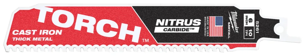 Milwaukee TCT TORCH NITRUS Tigersågblad 10T, 1 st 150 mm - Bild 2