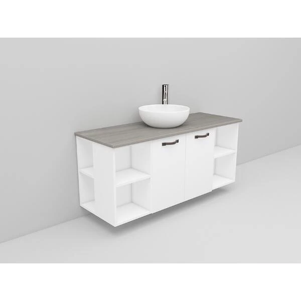Badrumsmöbel Flexline Modell 149 120cm, Vit, Slät | Stuvbutiken