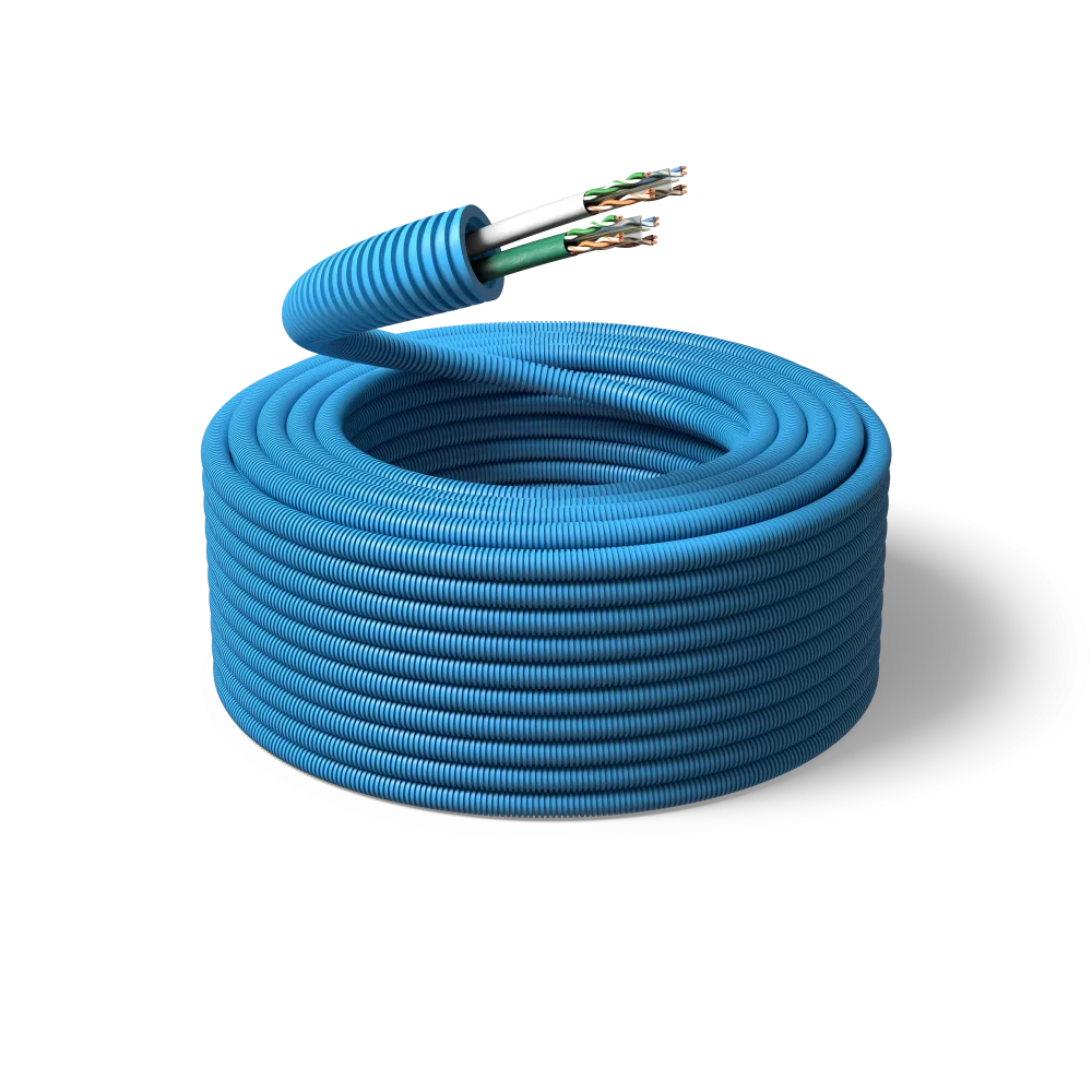 PM FLEX Kat 6 Multimediakabel fördragen, 100 m 1xU/UTP6, ytter-Ø16 mm - Bild 2