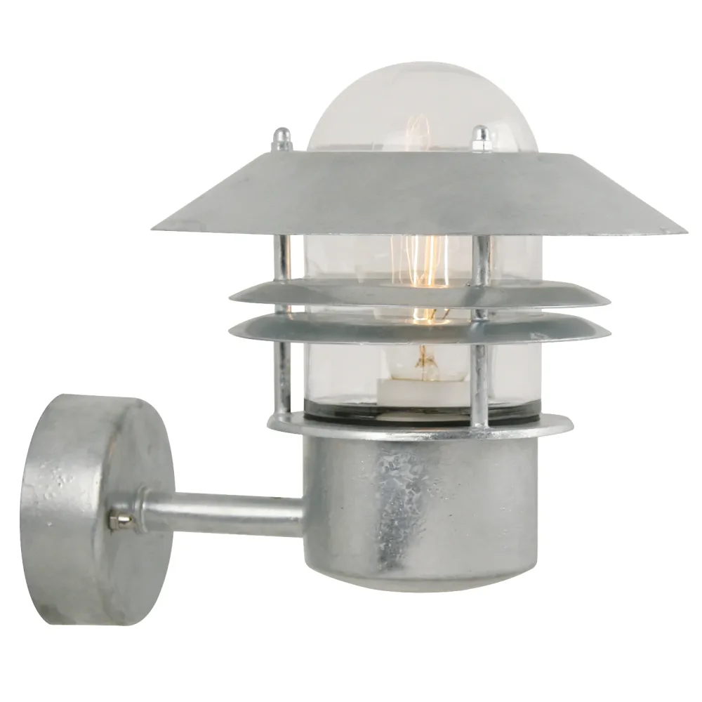 Nordlux Blokhus 25011031 Vägglampa galvaniserat stål