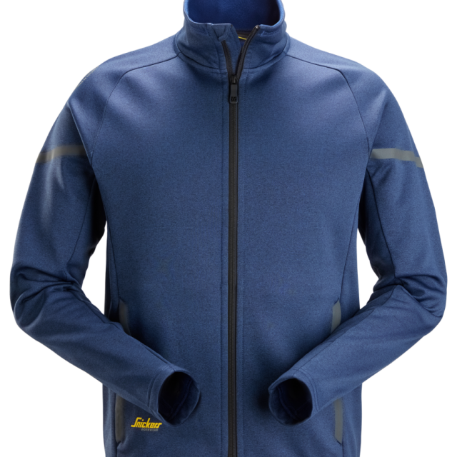 FLEECEJACKA SNICKERS WORKWEAR 37.5, DJUPBLÅ/MARIN STL: XL