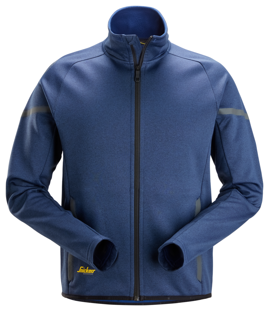 FLEECEJACKA SNICKERS WORKWEAR 37.5, DJUPBLÅ/MARIN STL: XL