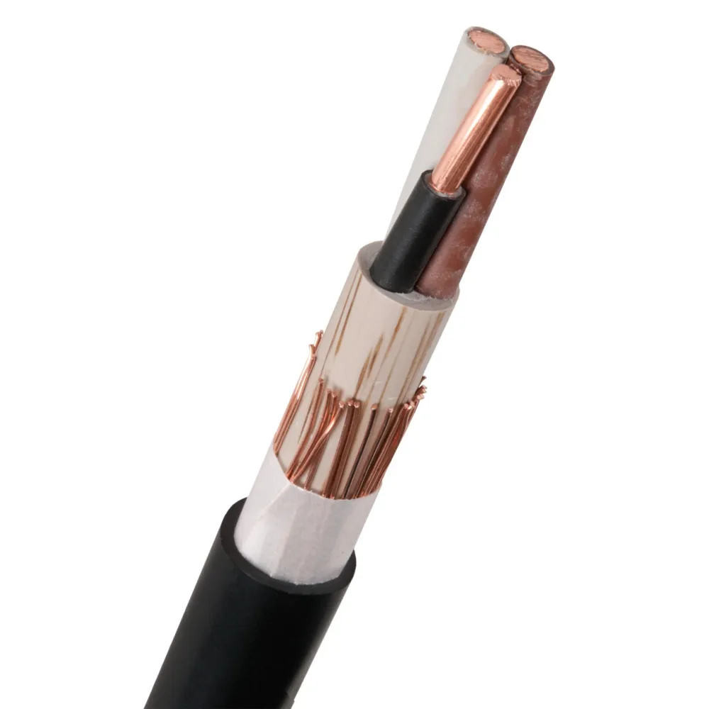 Nexans 15123398-201-00 Jordkabel EXQJ, 1kV 4x6/6mm², svart, 1 m