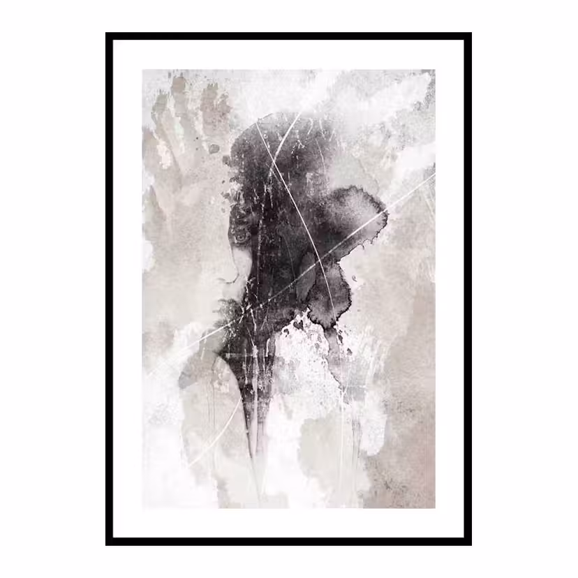 Poster Gallerix Watercolor Lines No1 Storlek: 70x100 cm