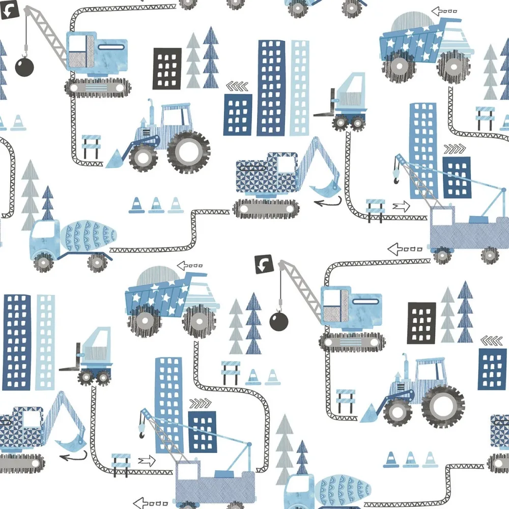 Tiny Tots 2 G78360 Blå Tapet | Stuvbutiken