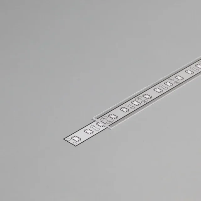 Bellalite 70000116 Täcklock till Aluminiumprofil Begton12, Begtin12 Transparent