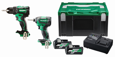 COMBO KIT KC18DE (DS/WH) HSC HIKOKI 2XBSL36A18 UC18YSL3 18V