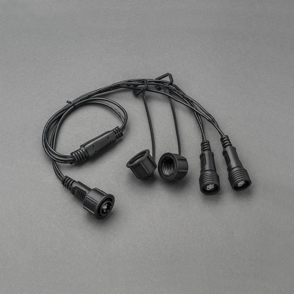 Konstsmide 4802-003 Förgreningskoppling 1-2, 31V Transparent kabel - Bild 2