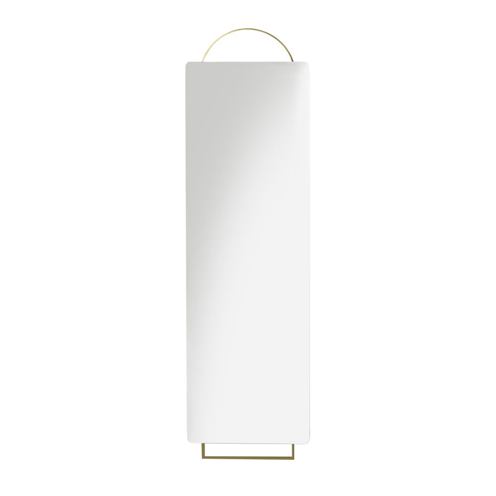Adorn spegel 159x45 cm, Mässing