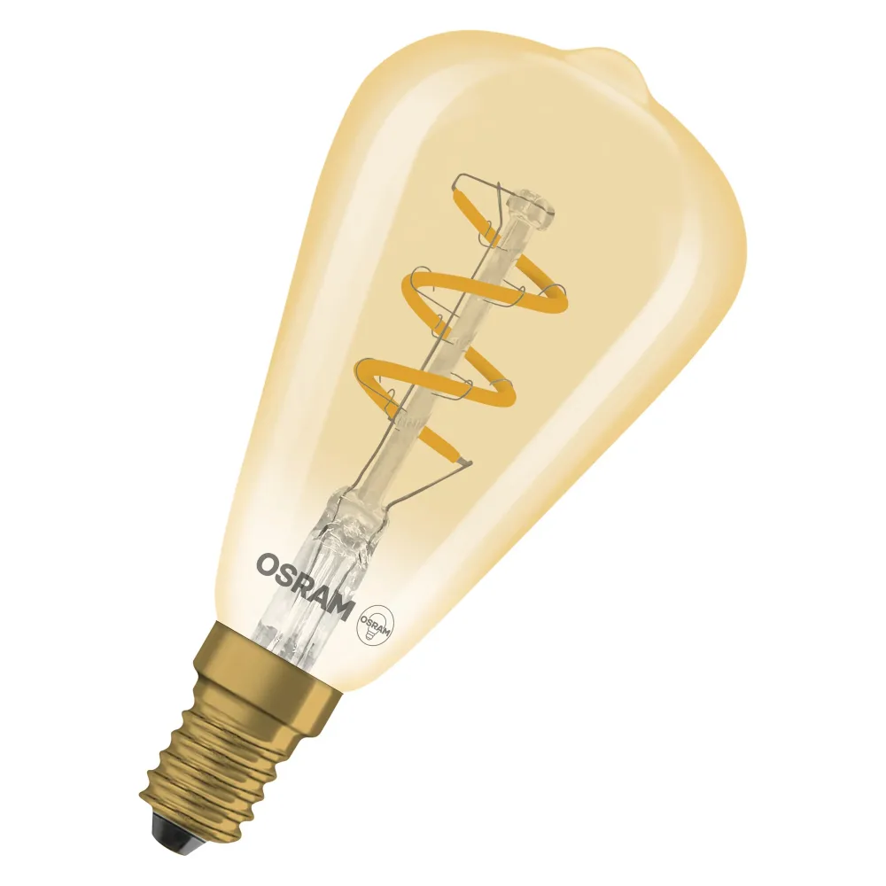 Osram SPIRAL EDISON DIM GULD LED-lampa E14 2,8 W, 250 lm