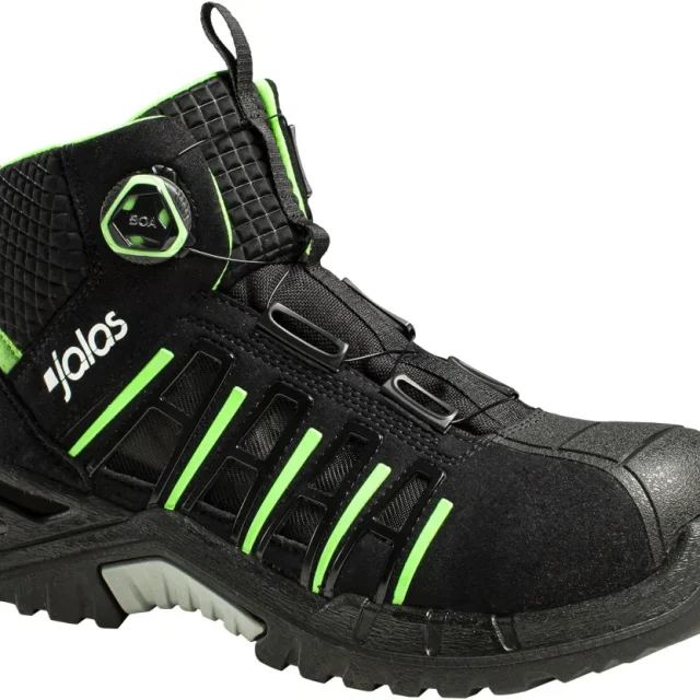 Jalas 9945 Exalter Easyroll Skyddskänga S1P, BOA, svart/lime 39