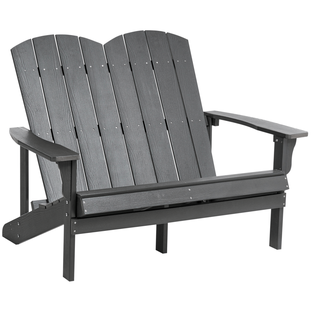 Trädgårdsbänk Adirondack 125 cm
