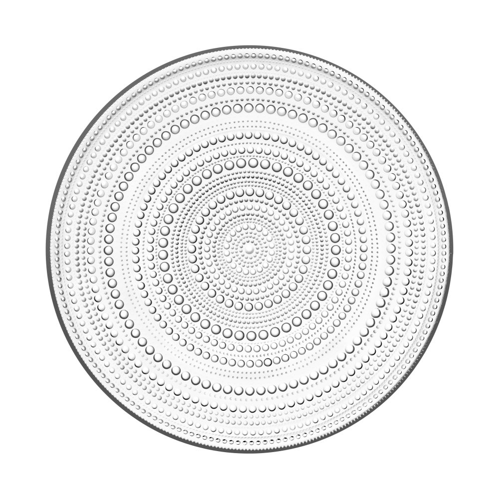 Kastehelmi tallrik stor 31,5 cm, klar