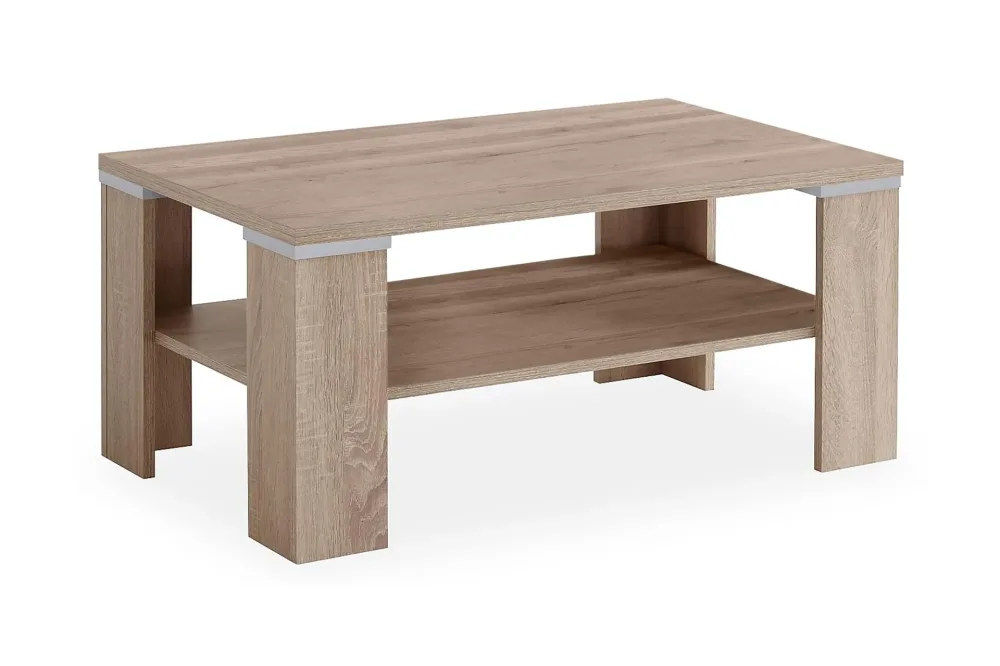 Bastia Soffbord 100 cm med Förvaring Hyllor