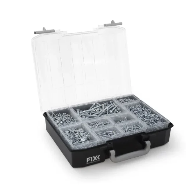 FIXX Fixx-Case Sortimentlåda Large, med dubbelt lock