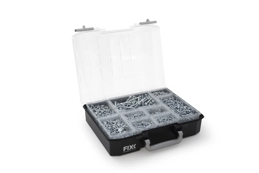 FIXX Fixx-Case Sortimentlåda Large, med dubbelt lock