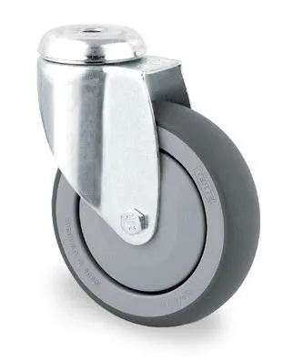 Tente 2470PJP125P30 Länkhjul termogummi, centrumhål 11 mm 125 mm - Bild 2