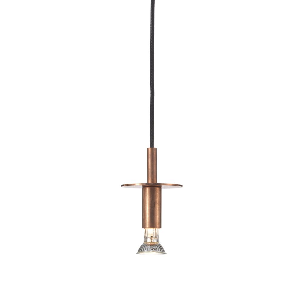 Star 1 lampa, rå koppar