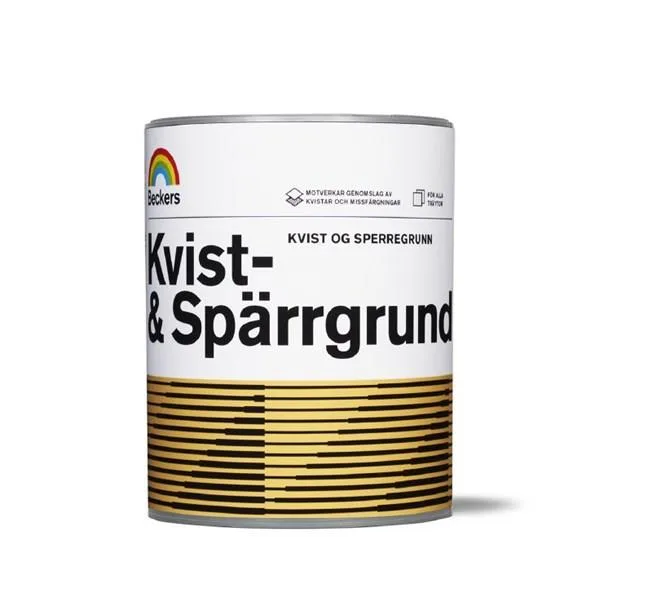 Beckers 710017531 Kvist- och spärrgrund matt Vit