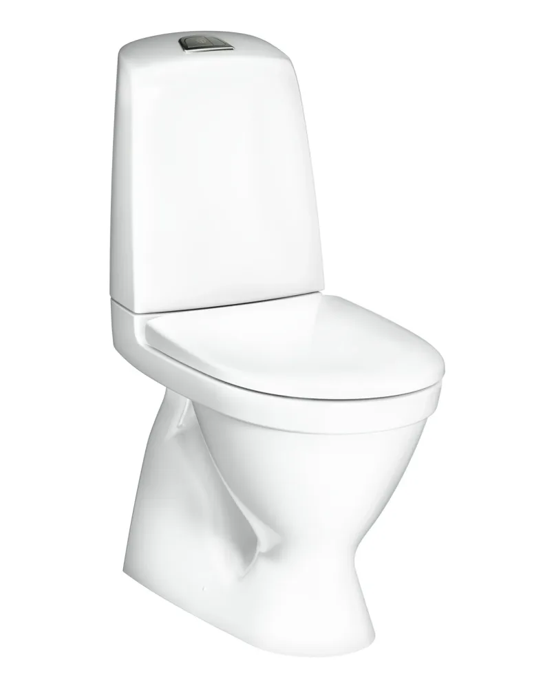 Gustavsberg Nautic 1500 Toalettstol dolt S-lås, Hygienic Flush