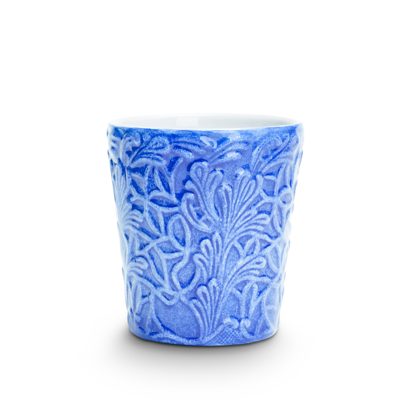 Lace Mugg 30 cl Ljusblå