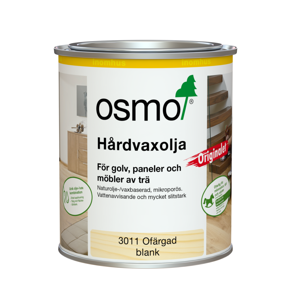 HÅRDVAXOLJA 3011 BLANK 0,75 OSMO