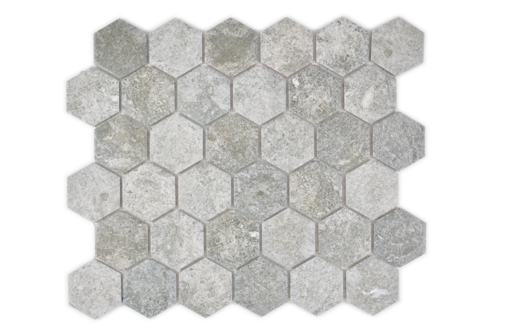 MOSAIK CURIO 5,1X5,9 GRANIT GRÅ 32,5X28,1
