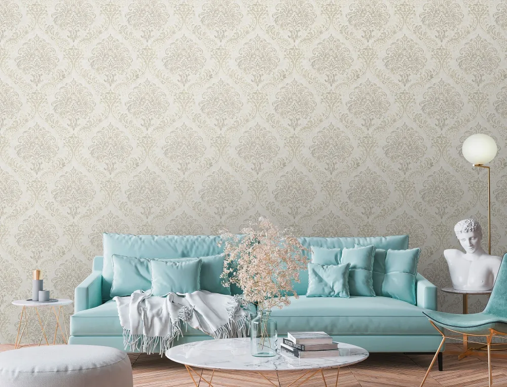 Living Walls Metropolitan Stories III C9112-2 Tapet Vit/metallic