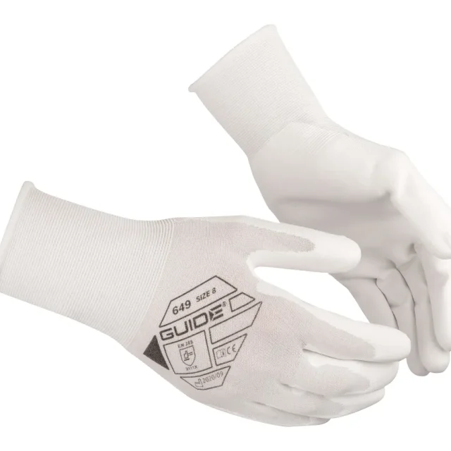 Guide Gloves 649 Handske PU, extra tunn 5