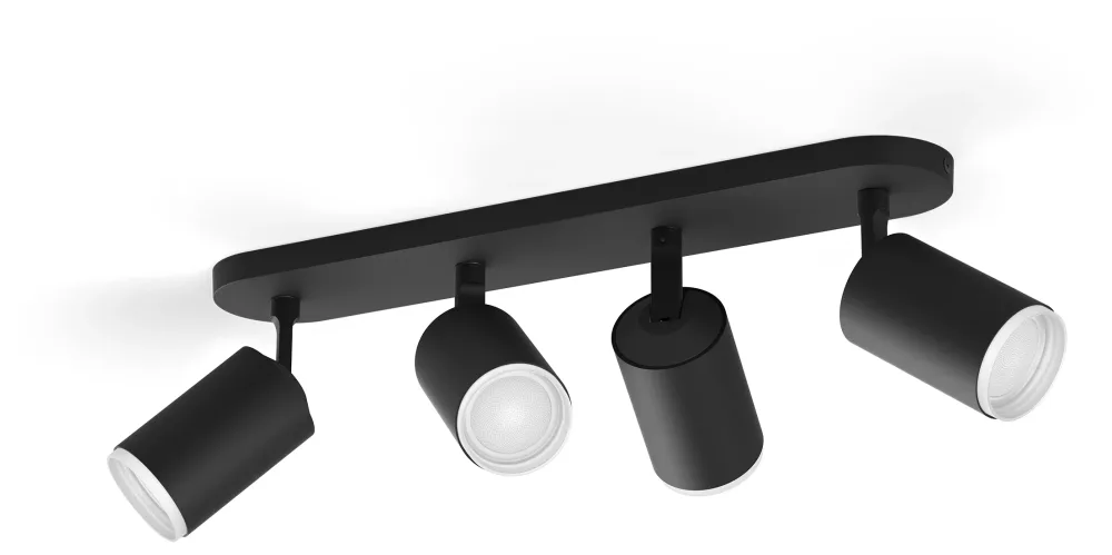 Philips Hue Fugato 929003810201 Spotlight Svart
