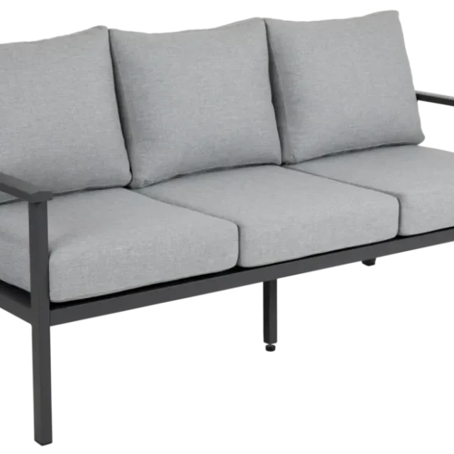 Brafab Samvaro High Soffa 3-sits Vit/Pearl Grey