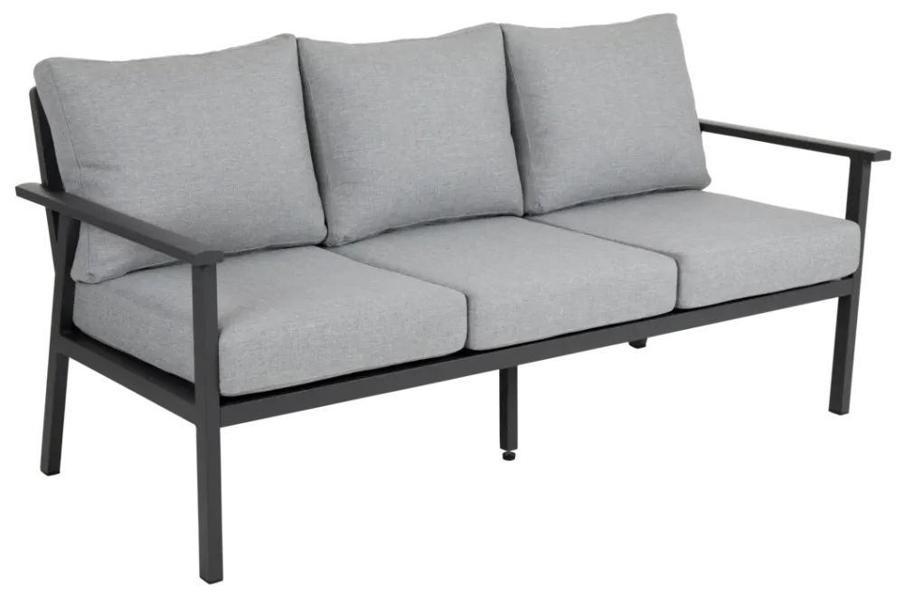 Brafab Samvaro High Soffa 3-sits Vit/Pearl Grey