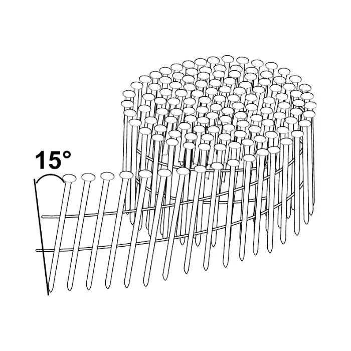 ESSVE M-Fusion Coilspik 15°, trådbandad 2400-pack, 2,5x50mm