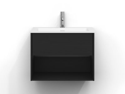 EPOS SVEDBERGS TVÄTTSTÄLLSSKÅP 60 SV.ASK 1L PSH, 1LÅD PUSH 60X45X45CM
