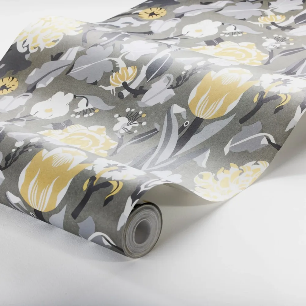 Tapet Swedish Designers Myrtle 2071 Gul Blommig - Bild 3