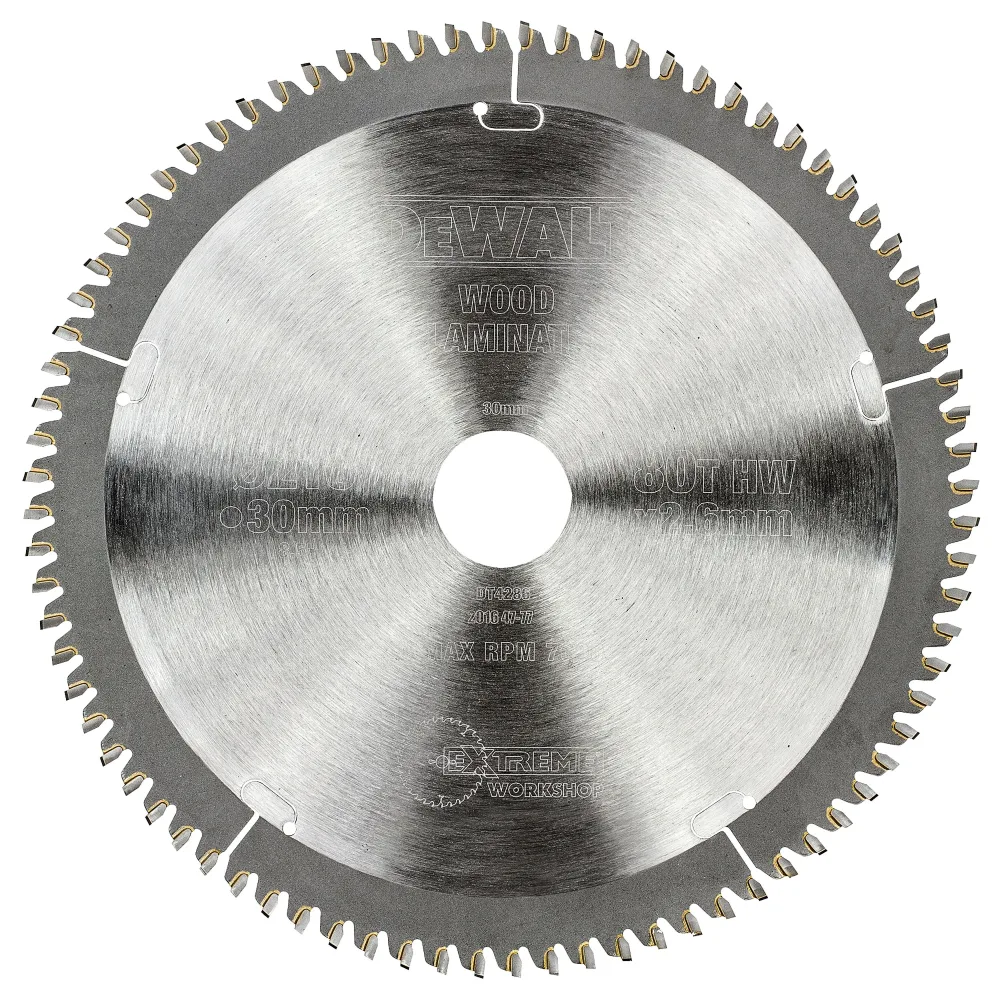 Dewalt DT4286-QZ Sågklinga 216 x 30 mm, 80T
