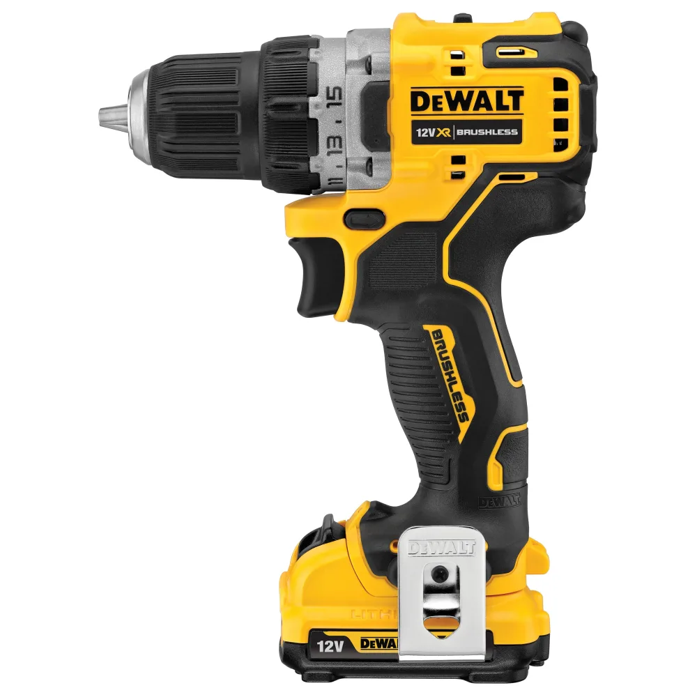 Dewalt DCD701D2-QW Borrmaskin med batteri och laddare