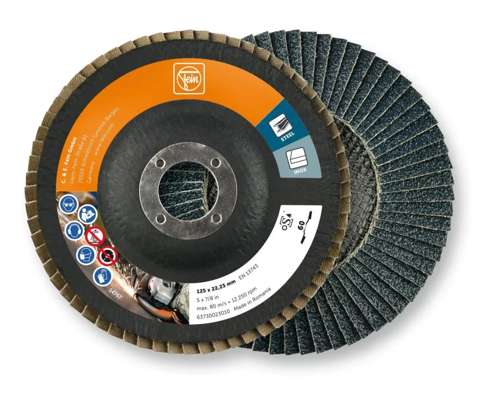 Fein 38199119 Lamellslipskiva Ø125 mm, 10-pack Kornstorlek 40 - Bild 2
