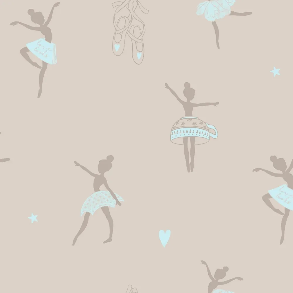 No Limits Ballerina 640717 Blå Tapet | Stuvbutiken