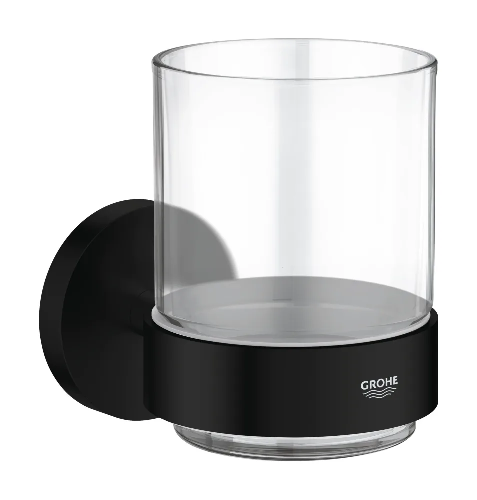 Grohe Start 411942430 Glas med hållare, mattsvart