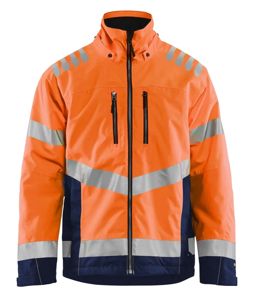 Blåkläder 478019775389XXXL Vinterjacka varsel, orange/marinblå 3XL - Bild 2